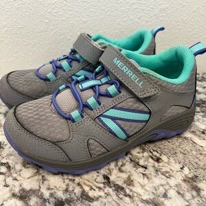 Merrell Kids Sneakers Gray and Teal